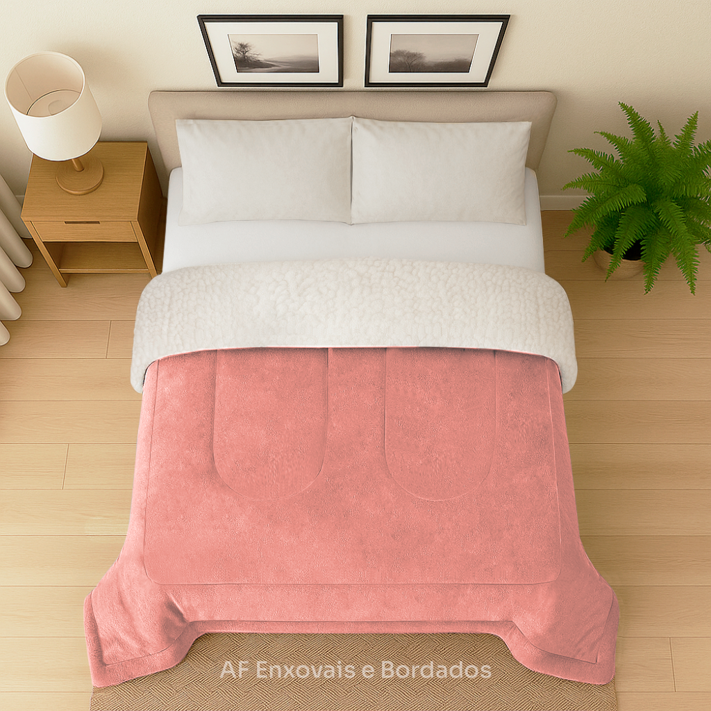Coberdrom Quente Casal Queen 2,20x2,40 Frio Quentinho Inverno