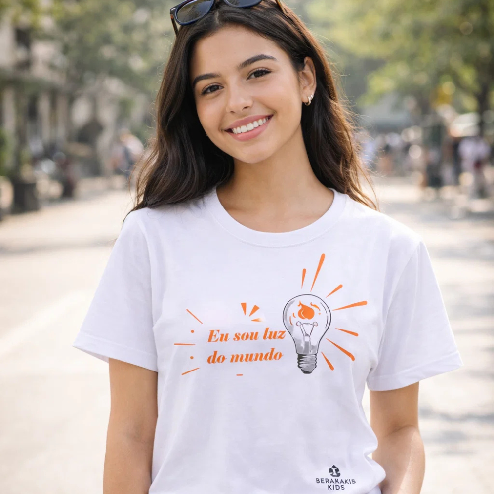 Camiseta Luz do Mundo-Declare e Profetize
