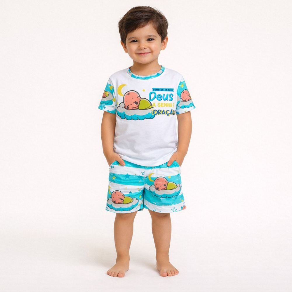 Pijama Conecte-se com Deus, a Senha é a Oração | Coleção Descanso