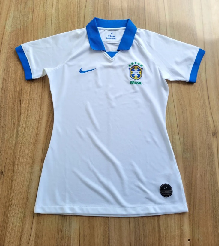 Camisa do Brasil Branca Feminina