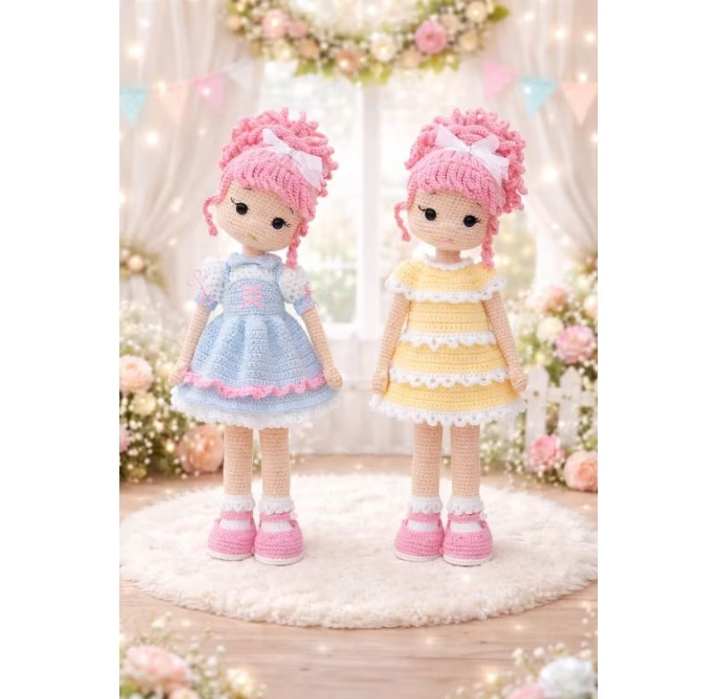 Boneca Lili Amigurumi