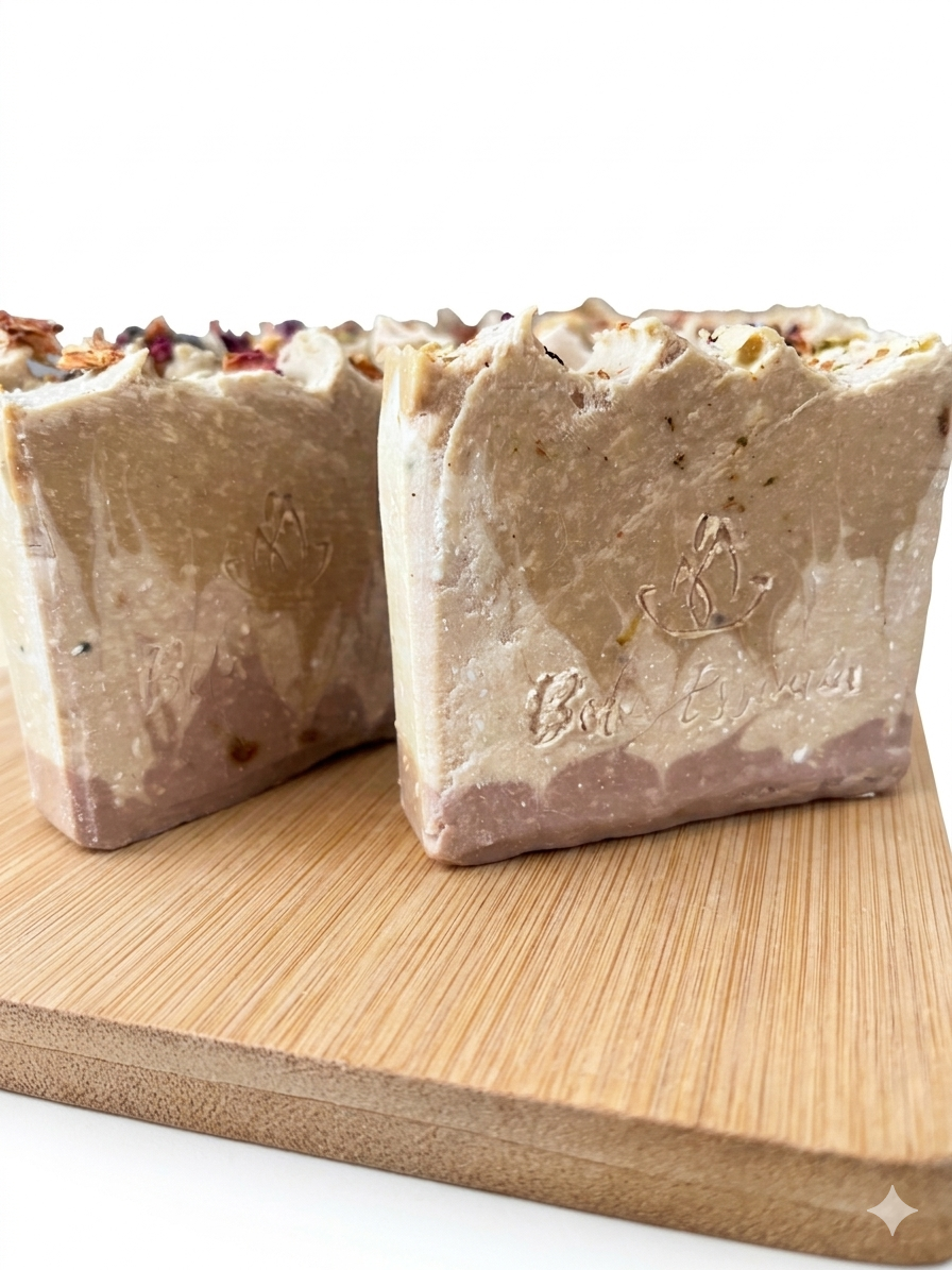 Sabonete Rosas & Jasmim com Argilas Amarela e Branca