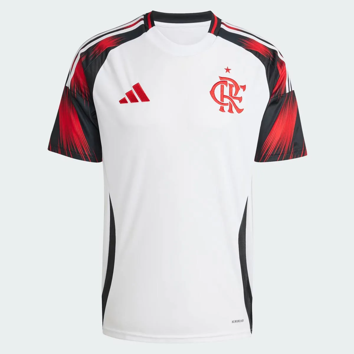 Camisa Flamengo Torcedor II Masculina Temporada 25/26 Branca Adidas