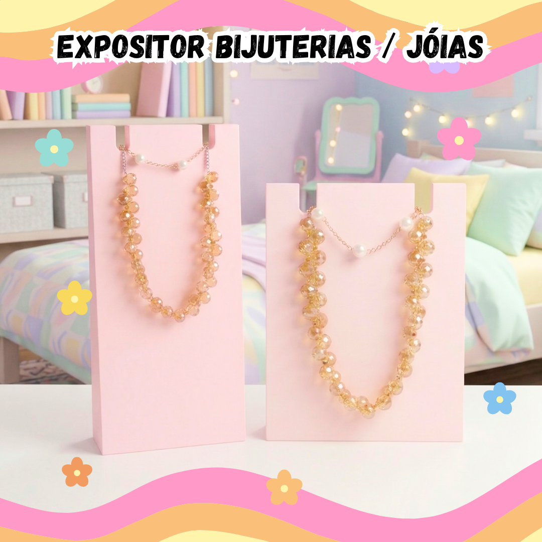 Expositor / Display / Mostruário Bijuterias e Jóias - Várias Cores