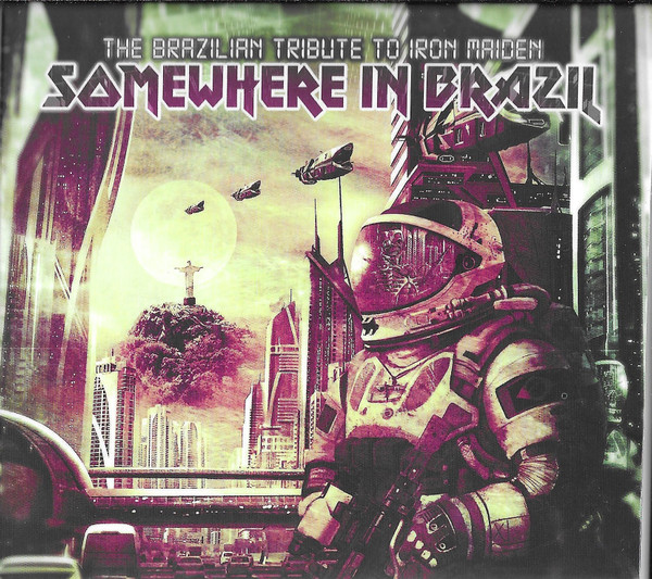 SOMEWHERE IN BRAZIL - The Brazilian Tribute To Iron Maiden (2020 Compilation = 26 Songs) (cd nacional duplo - digipack)