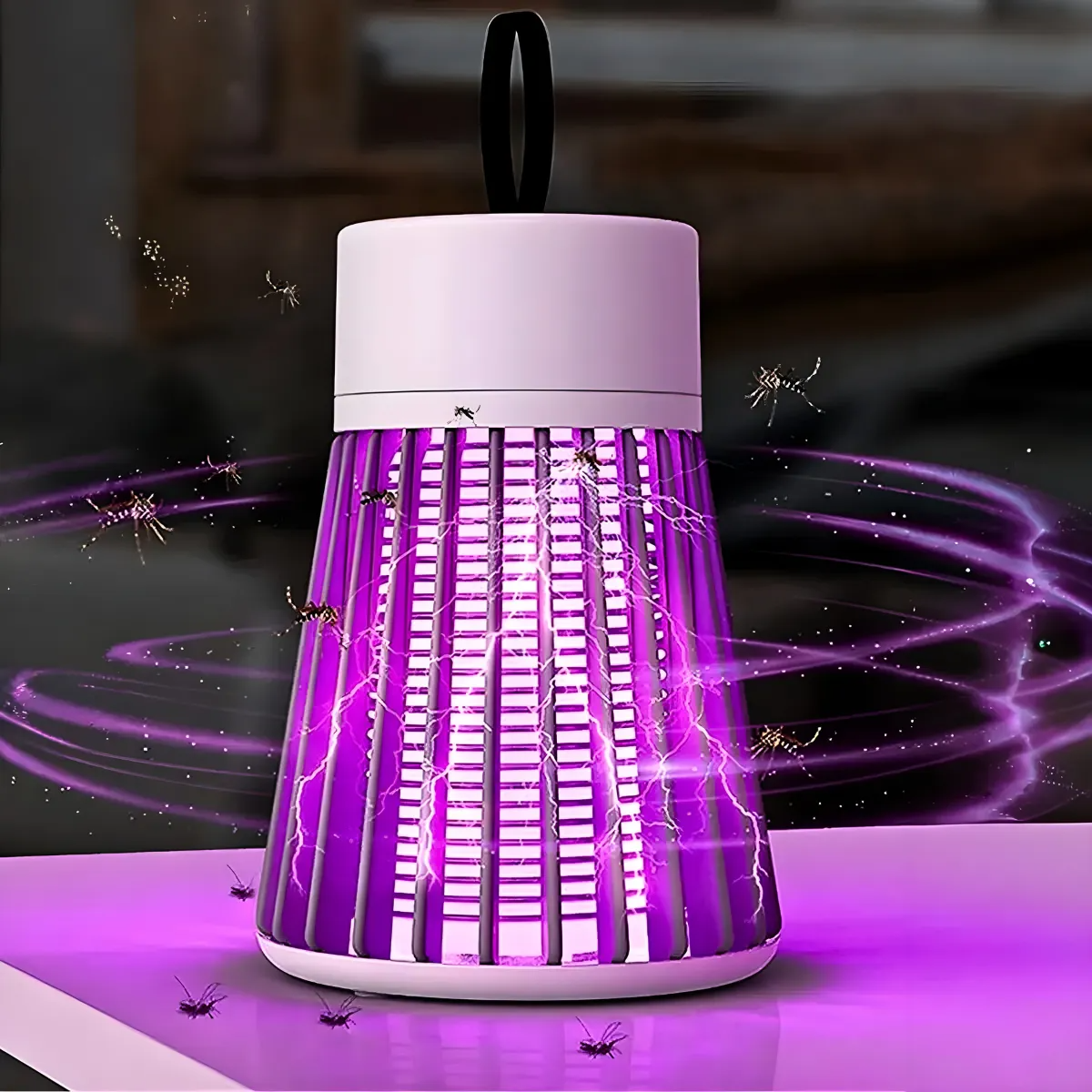 Lâmpada Elétrica Mata-Mosquitos Com Luz UV