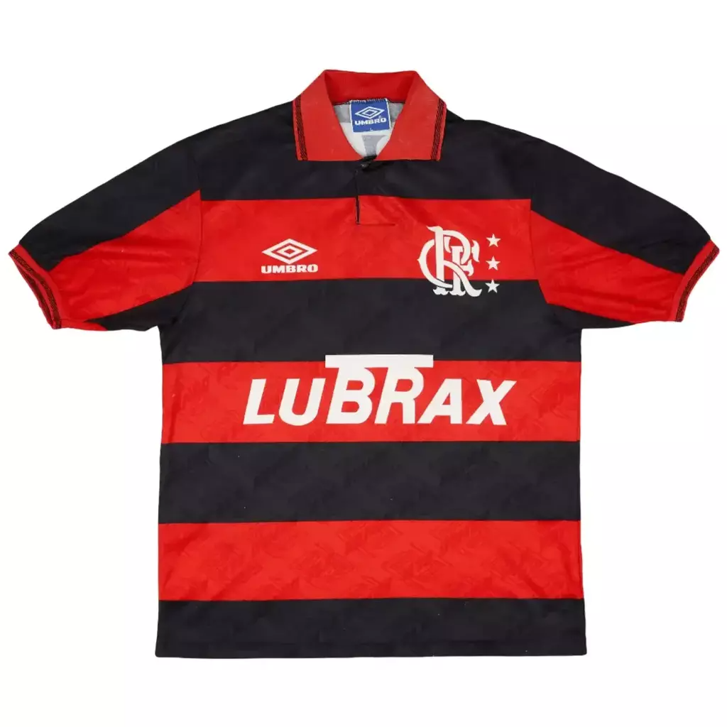 Camisa Flamengo Retrô 1992 Masculina - Vermelha e Preta