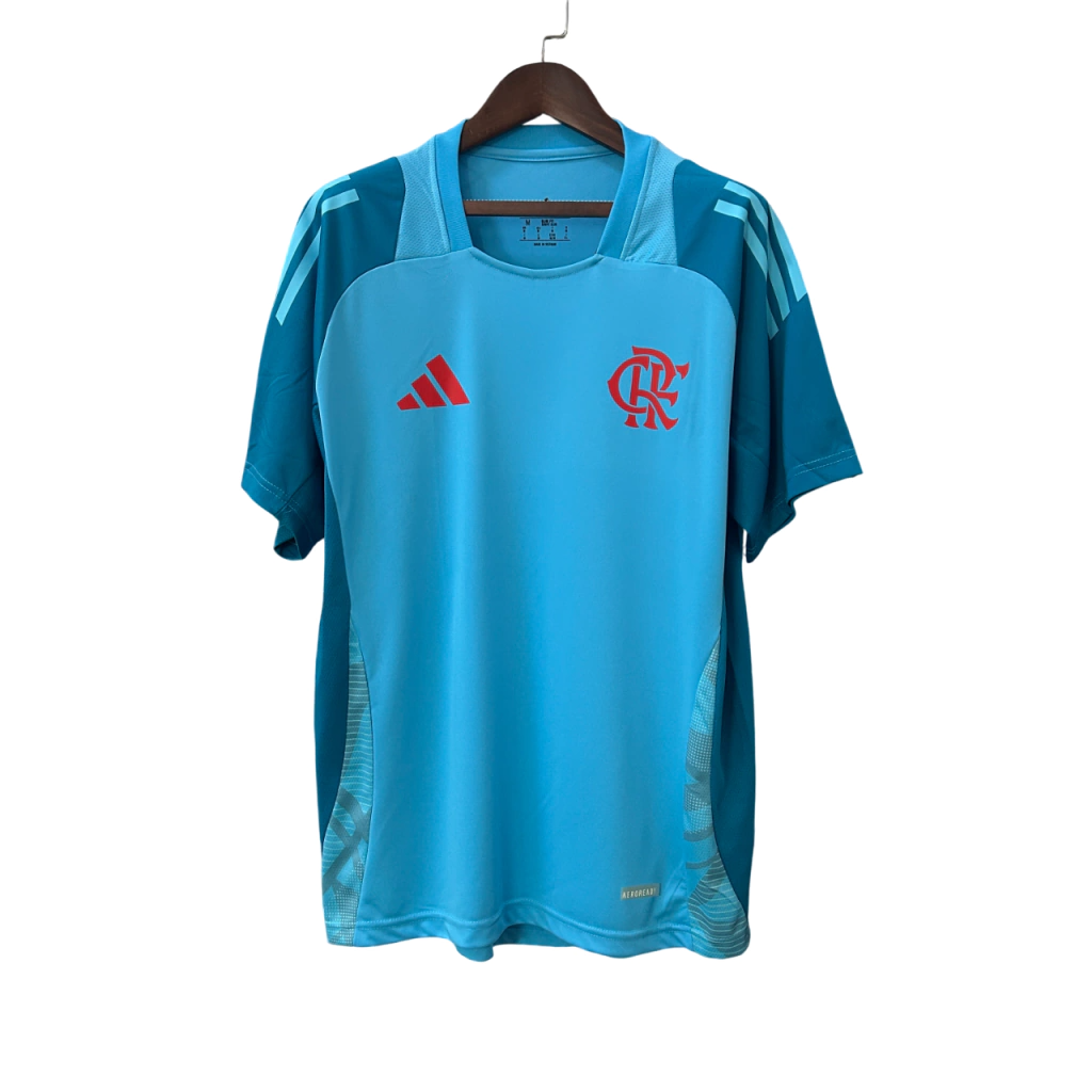 Camisa Flamengo Treino 25/26 Azul Clara