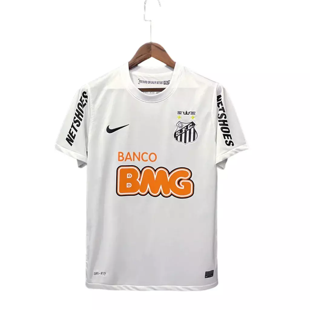 Camisa Santos Home 2012/2013 Retrô Masculino Nike Branca