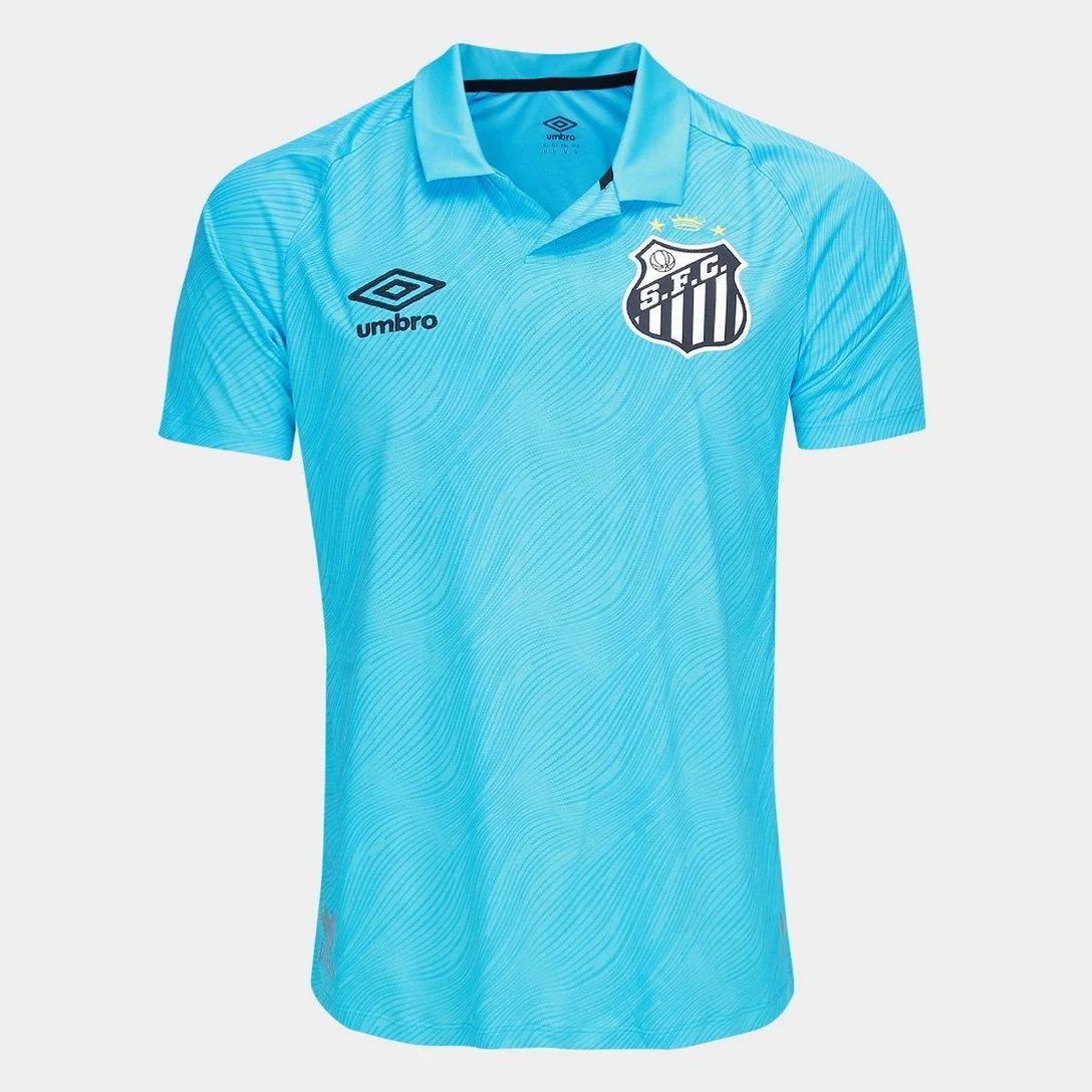 Camisa Santos III 25/26 Torcedor Umbro Masculina - Azul
