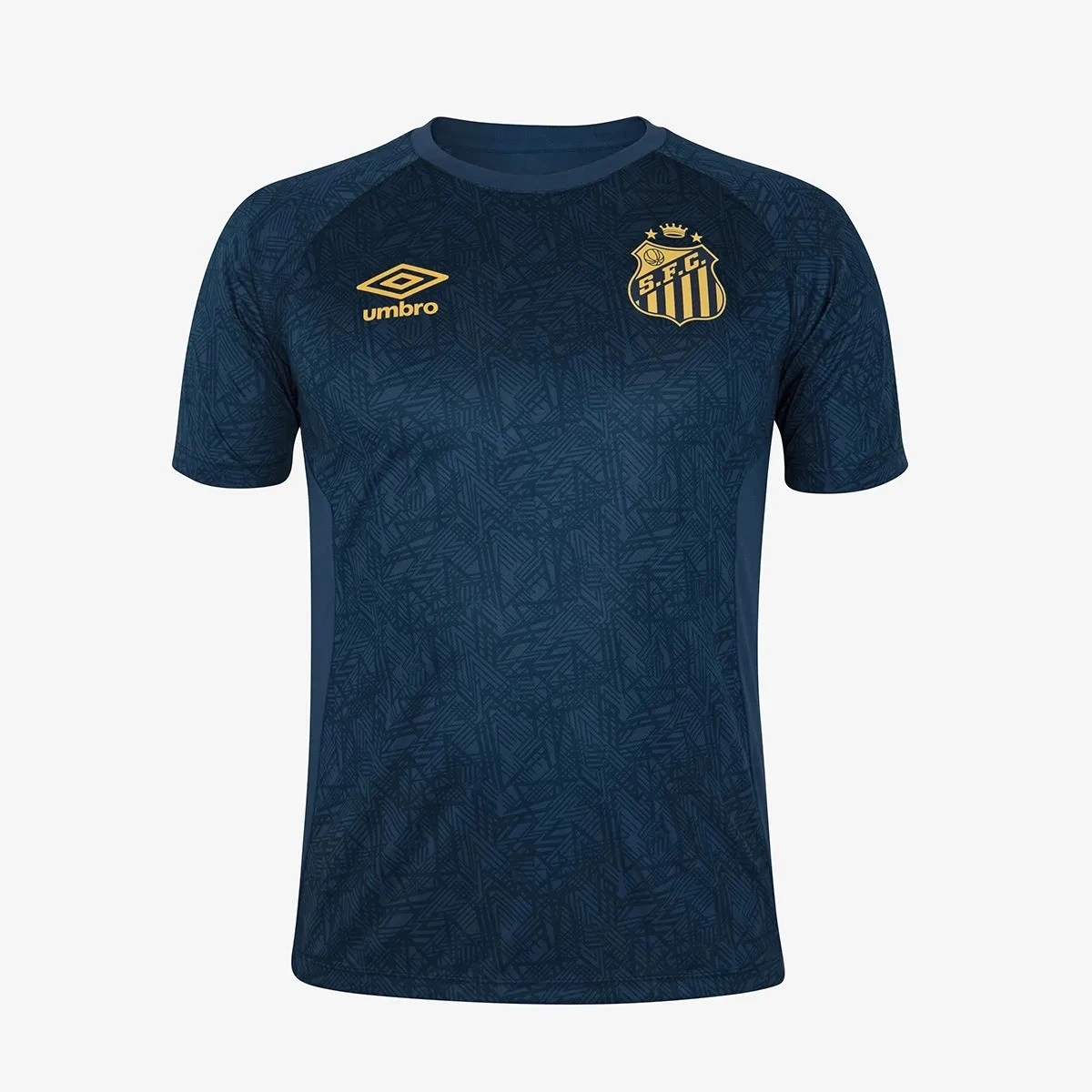 Camisa Santos Treino 25/26 Torcedor Umbro Masculina - Azul Escura