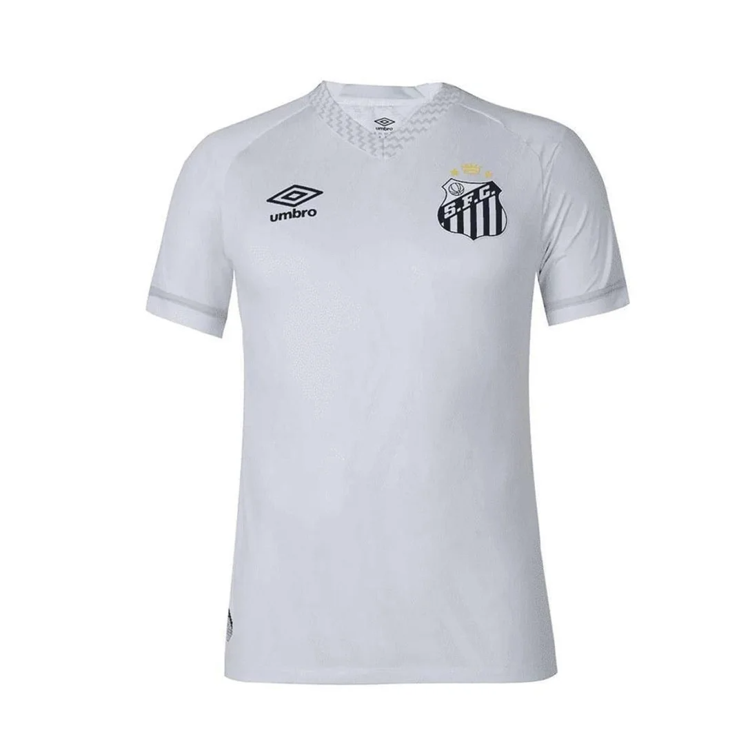 Camisa Santista I 25/26 Jogador Umbro Masculina - Branca