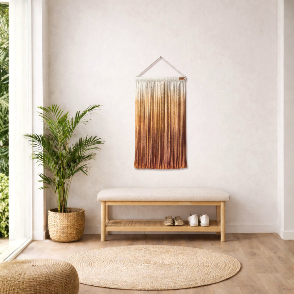 Painel de Macramê Solar