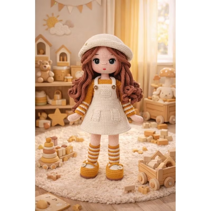 Boneca Vivi Amigurumi