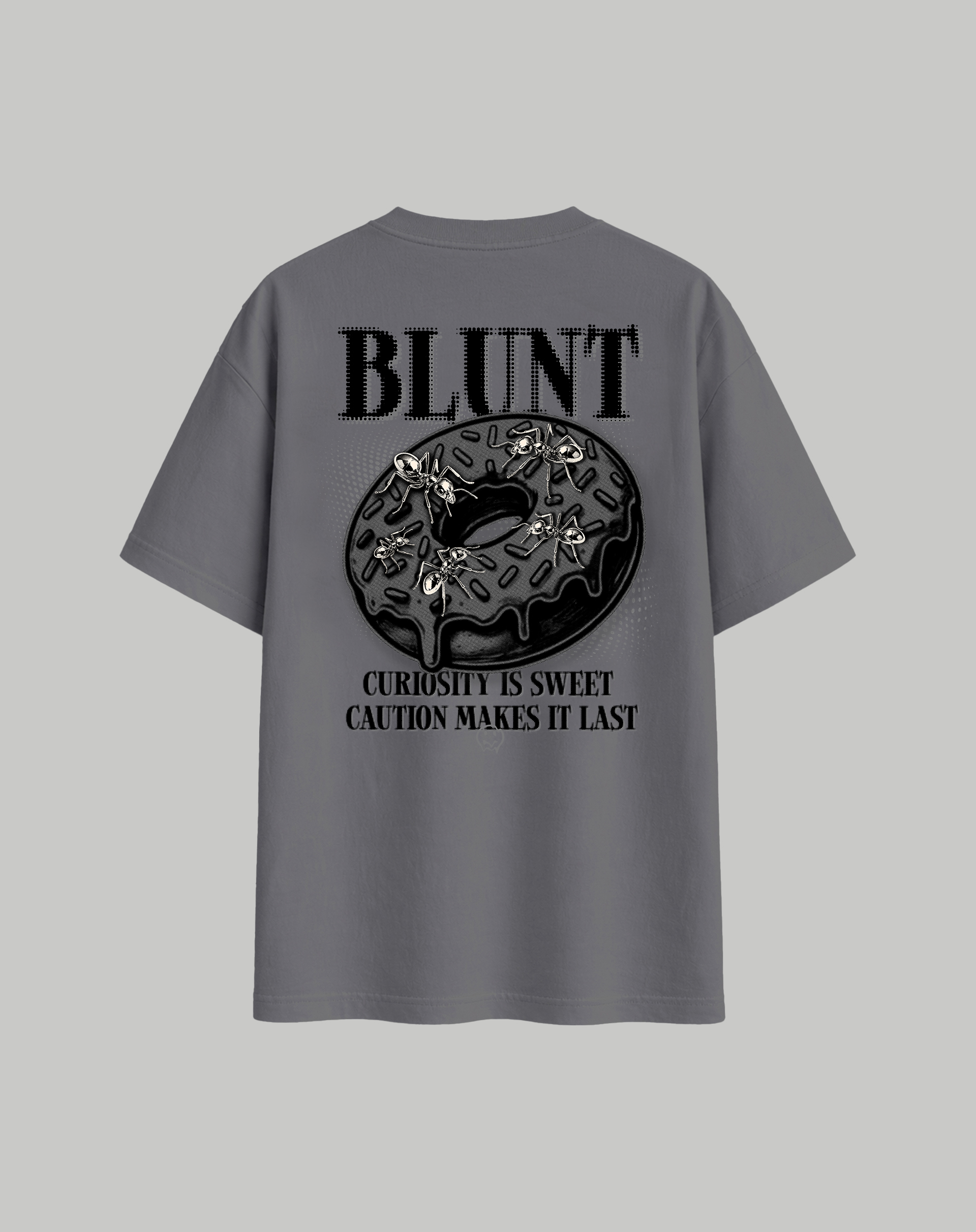 CAMISETA BLUNT PREMIUM "HOMER" - CINZA