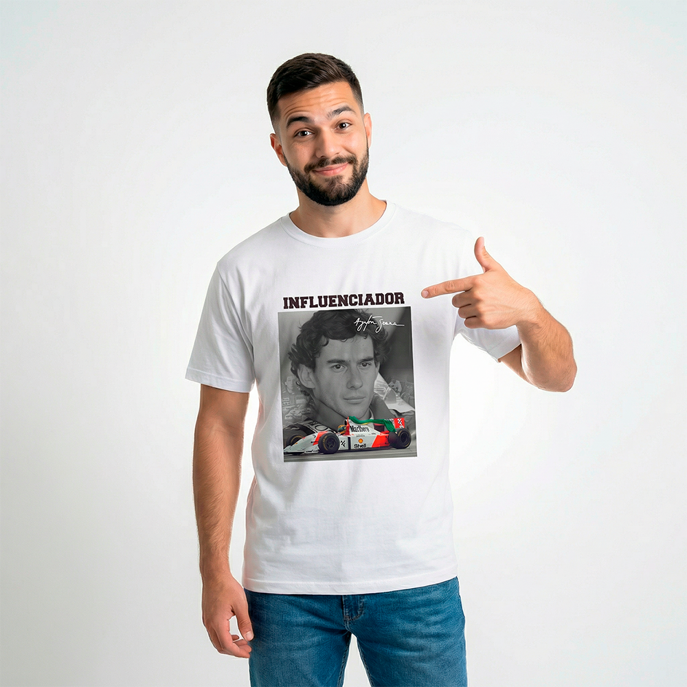 Camiseta Ayrton Sena