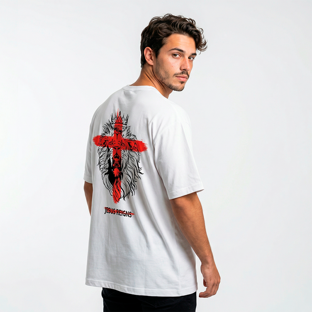 Camiseta Leão cruz