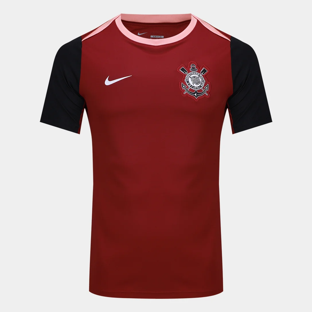 Camisa Corinthians Bordô Treino 2026/27 Masculina