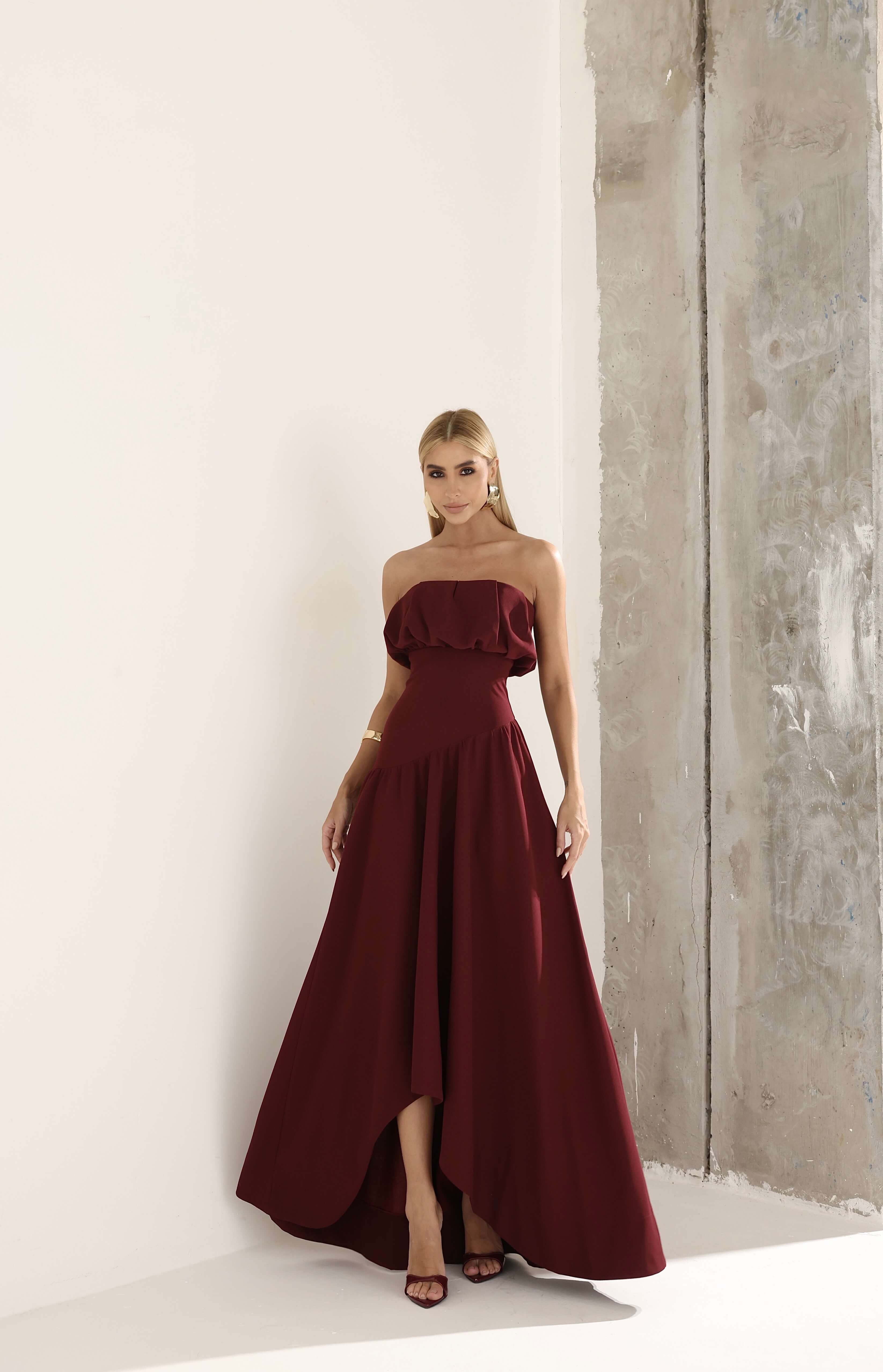 VESTIDO THAMIRES - MARSALA
