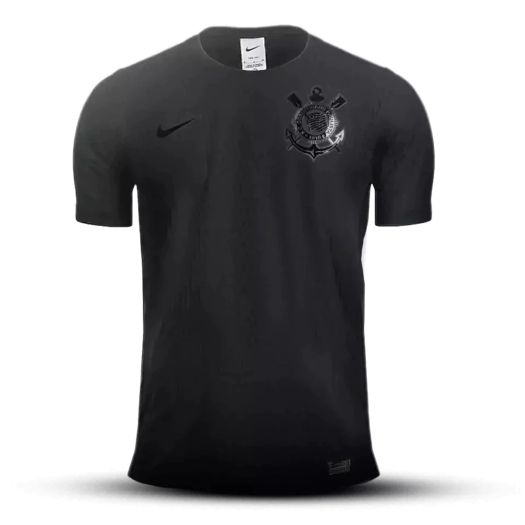 Camisa Corinthians All Black 24/25 Nike - Torcedor - Masculina