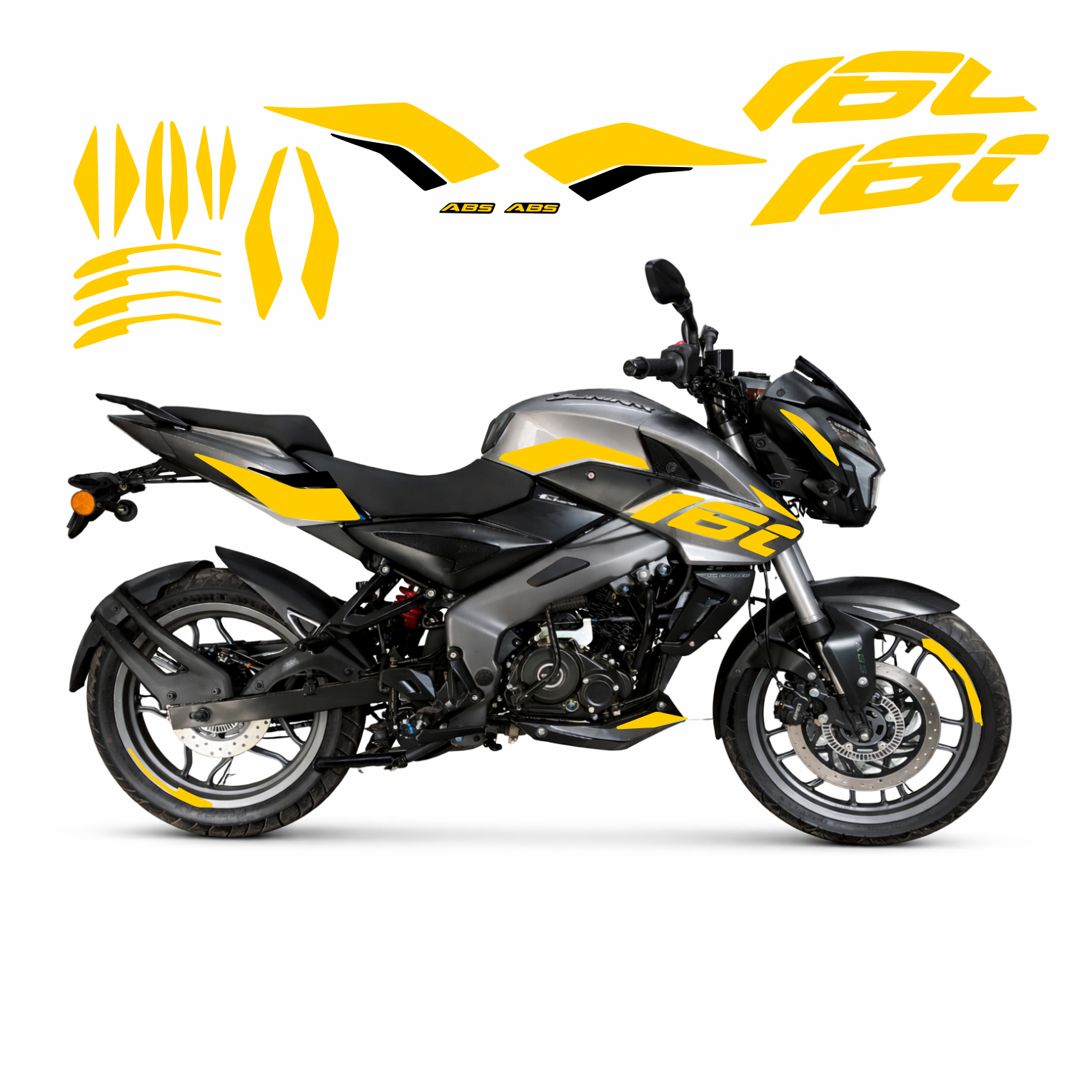 Kit Completo Adesivo Para BAJAJ Dominar 160 - Modelo Original - Resistente a Água