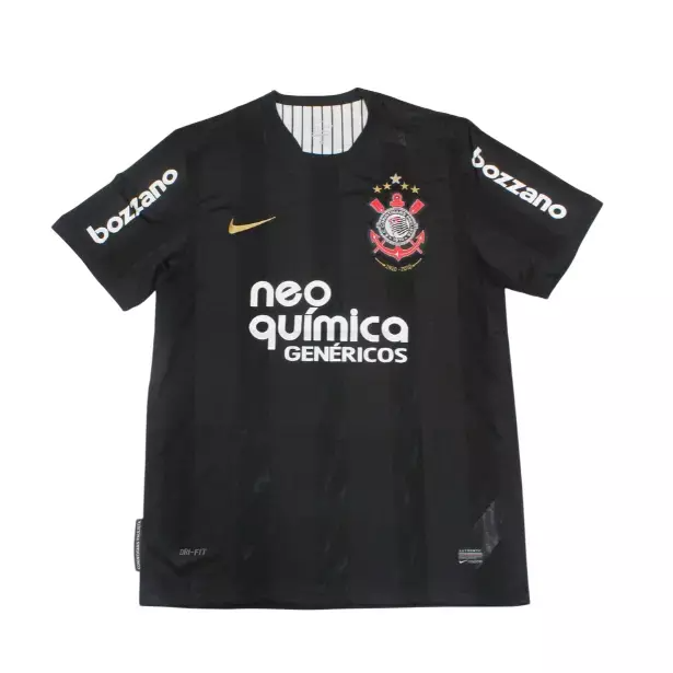 Camisa Corinthians II 2010 Retrô Masculino Preta (Imagem Ilustrativa)