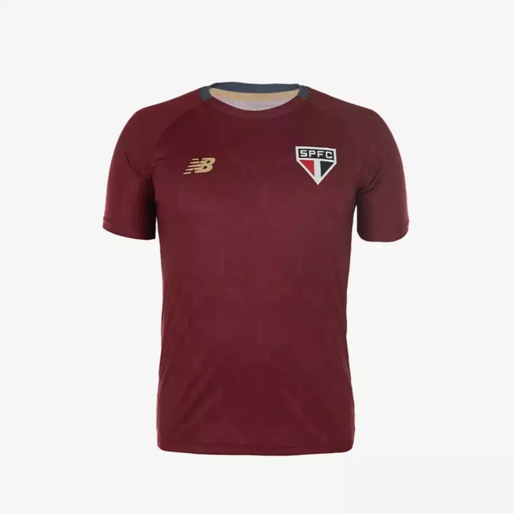 Camisa São Paulo Treino 25/26 Masculina - Vinho - New Balance
