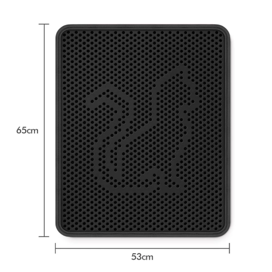 Tapete Higiênico P/gatos Anti Sujeira Coletor De Areia Ricapet