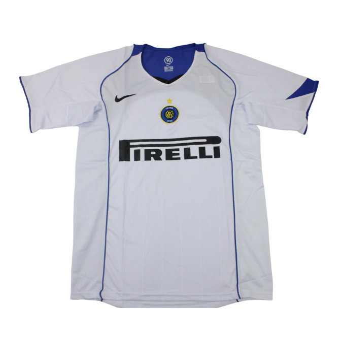 Camisa Inter de Milão Retrô II Away 04/05 Torcedor Masculina Branca