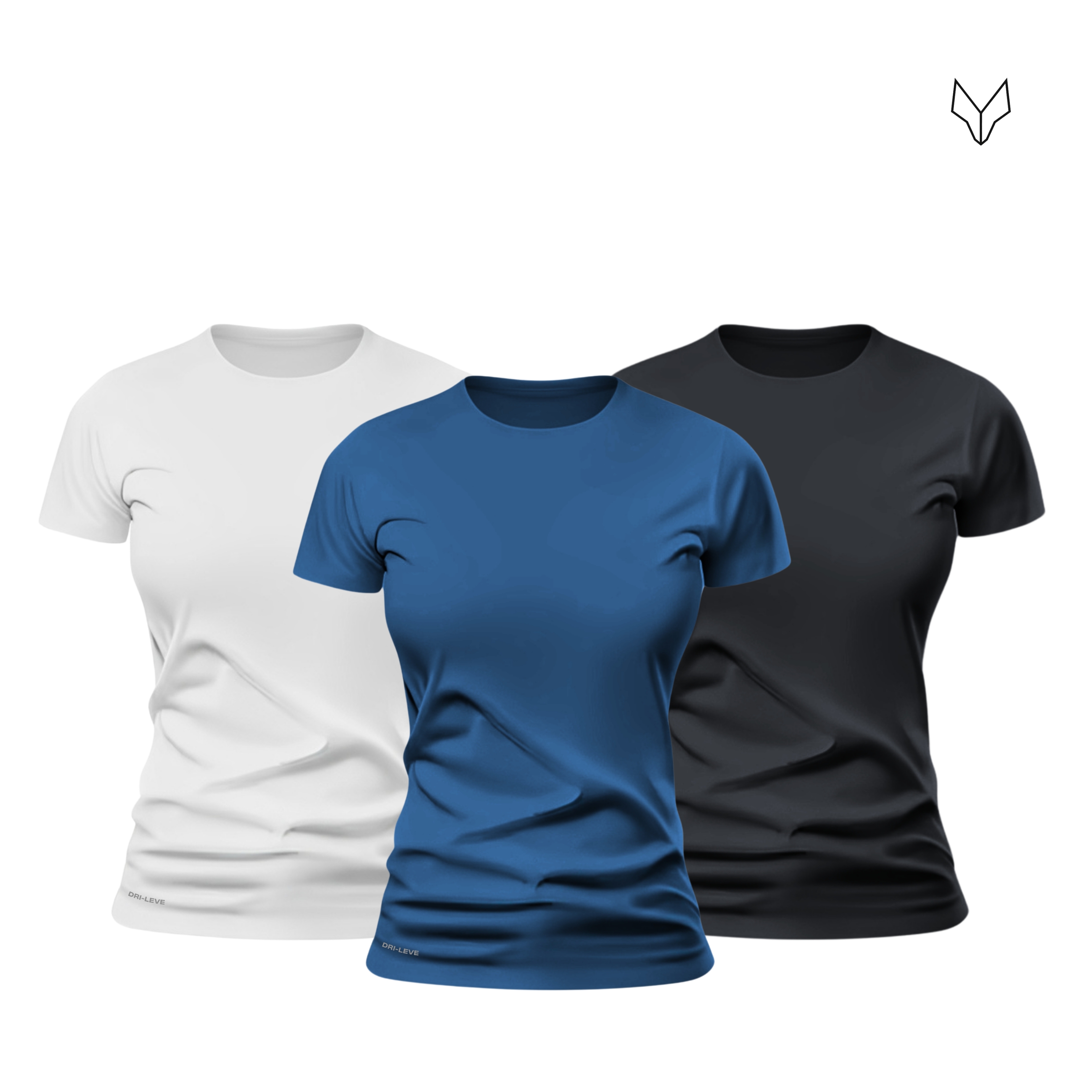 Combo 3 Camisas Femininas DalfTech Anti Suor & Anti Odor