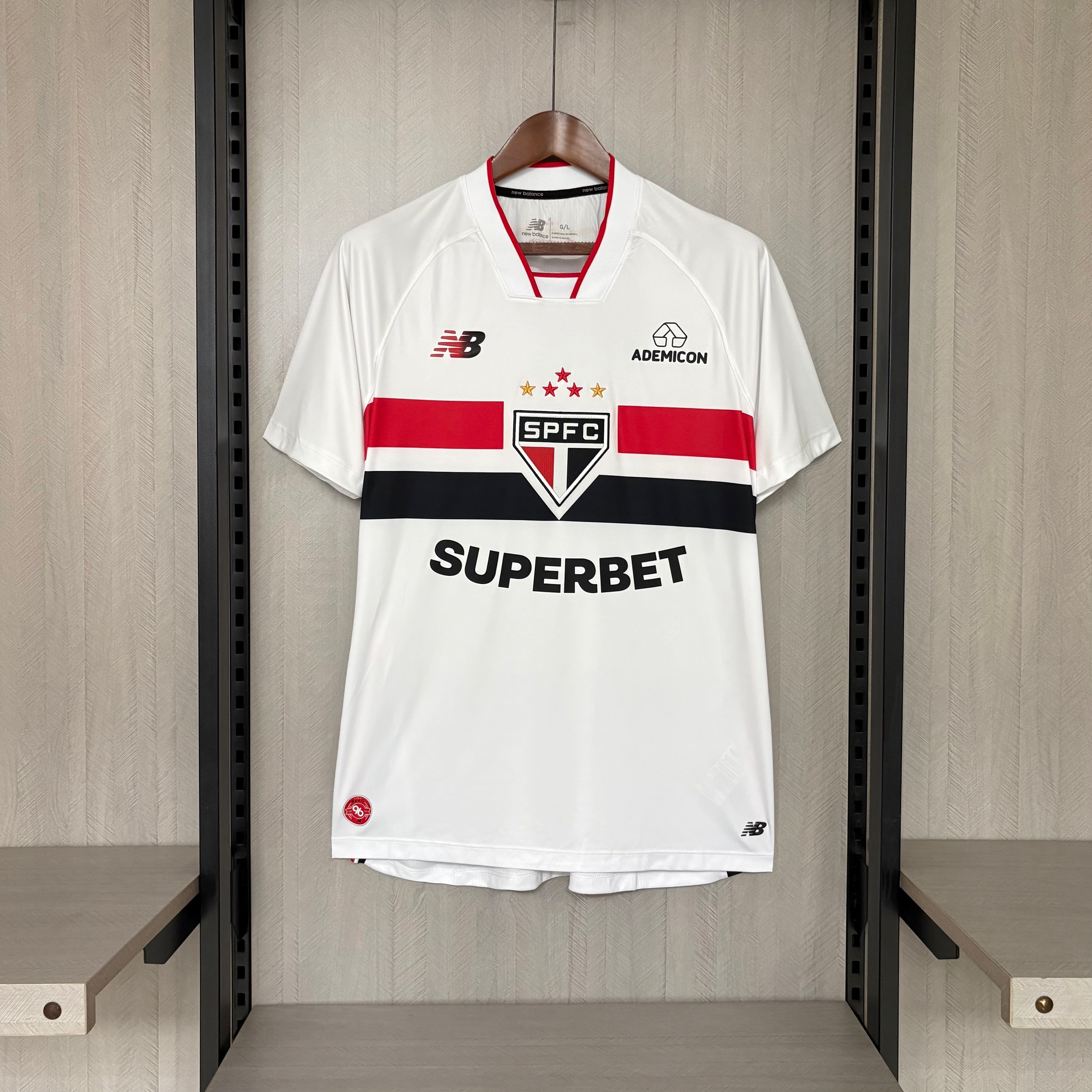 Camisa São Paulo FC Home 2026 Torcedor Masculina Premium Oficial