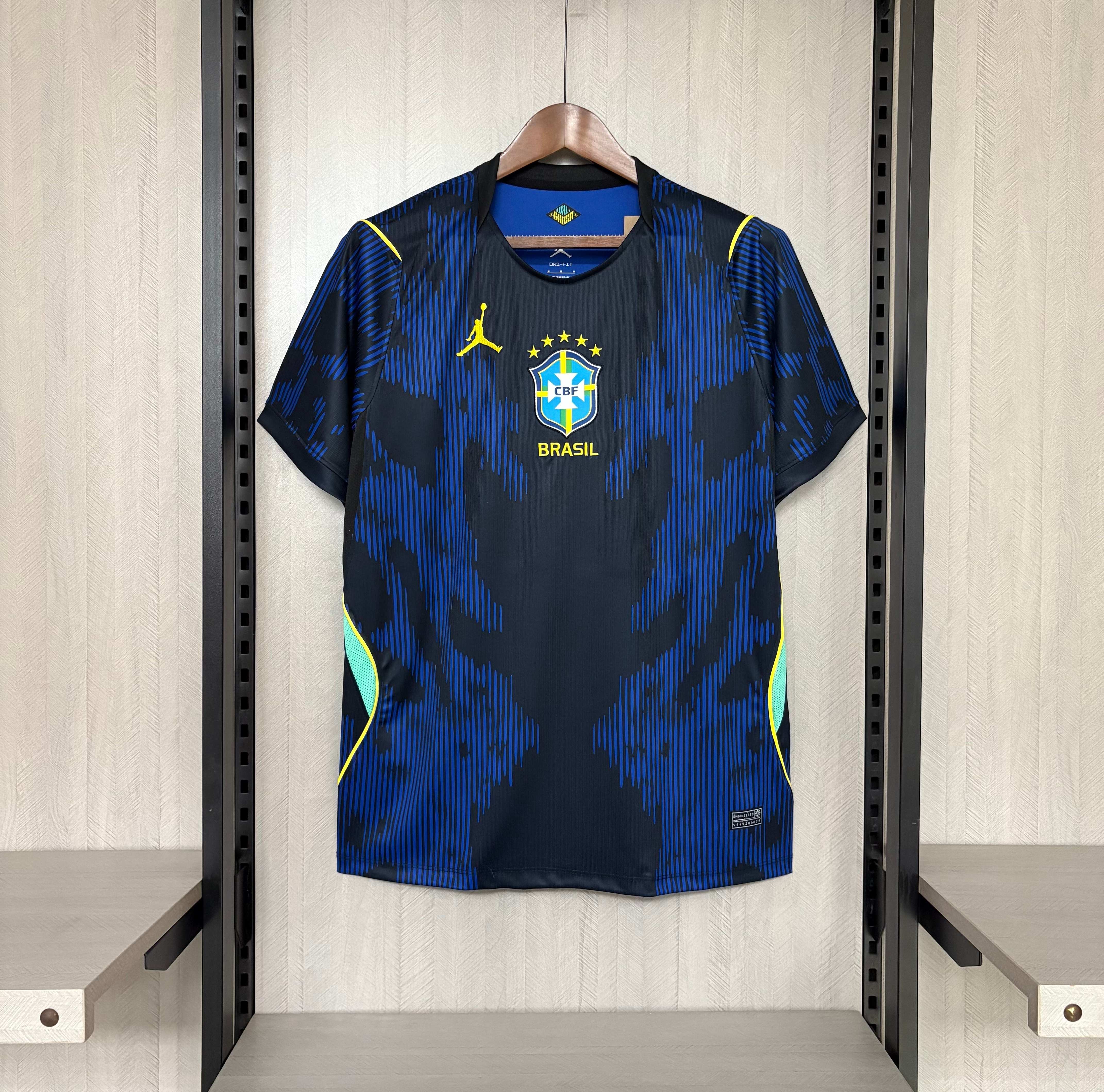 Camisa Brasil Copa do Mundo II 2026/27 - Modelo Torcedor Air Jordan Masculina - Azul