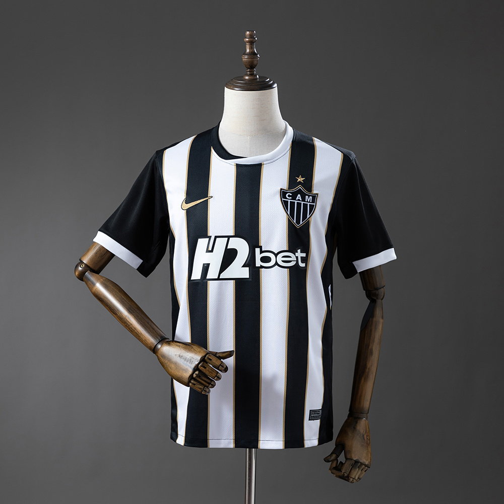 Camisa Atlético Mineiro I 2026/27 Torcedor Nike Oficial Listrada Preto e Branco do Galo