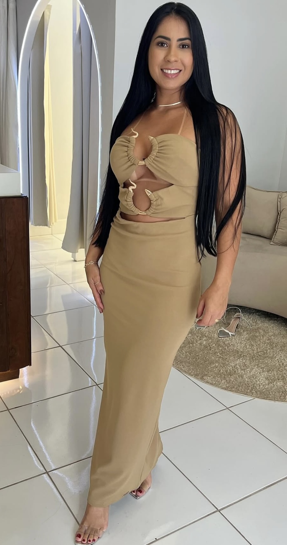 VESTIDO MIDI PITBULL