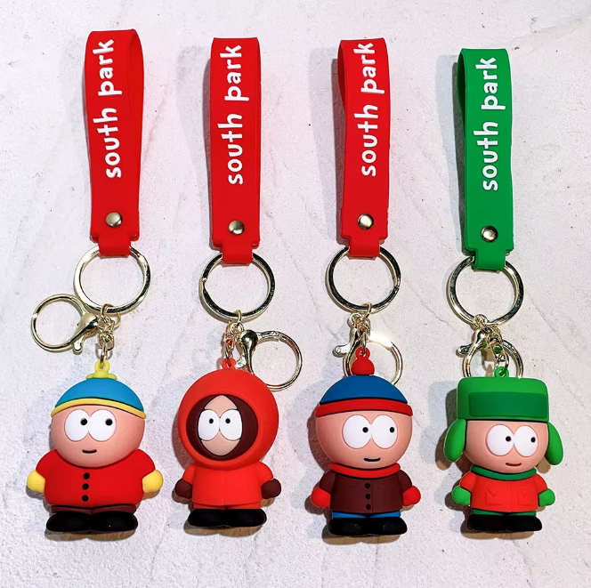 Chaveiro South park 3d silicone Emborrachado 6cm