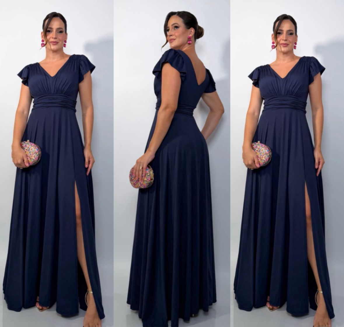 Vestido Manguinha em Malha Fluity   Conforto e Delicadeza