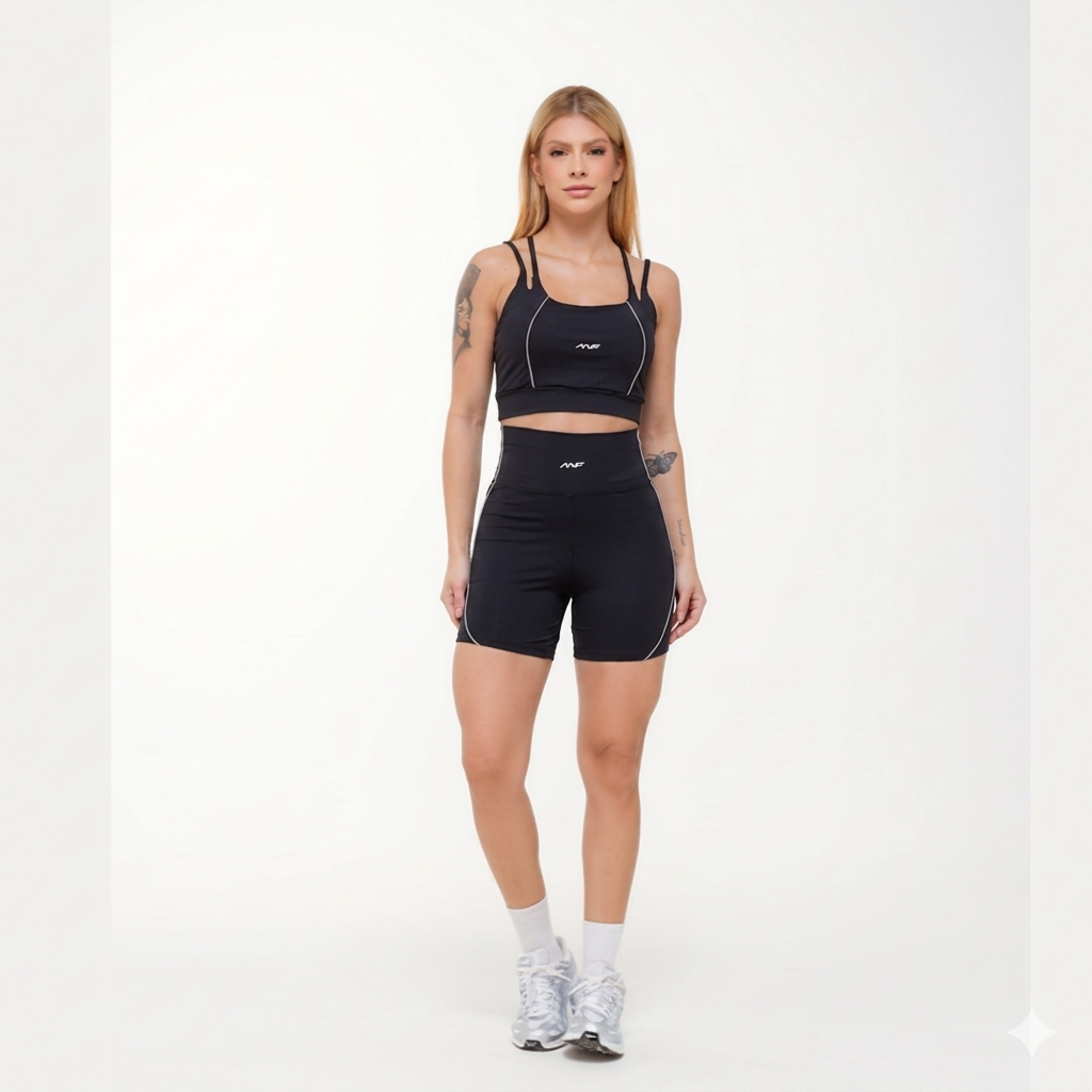 Conjunto Fitness Top & Short 4025