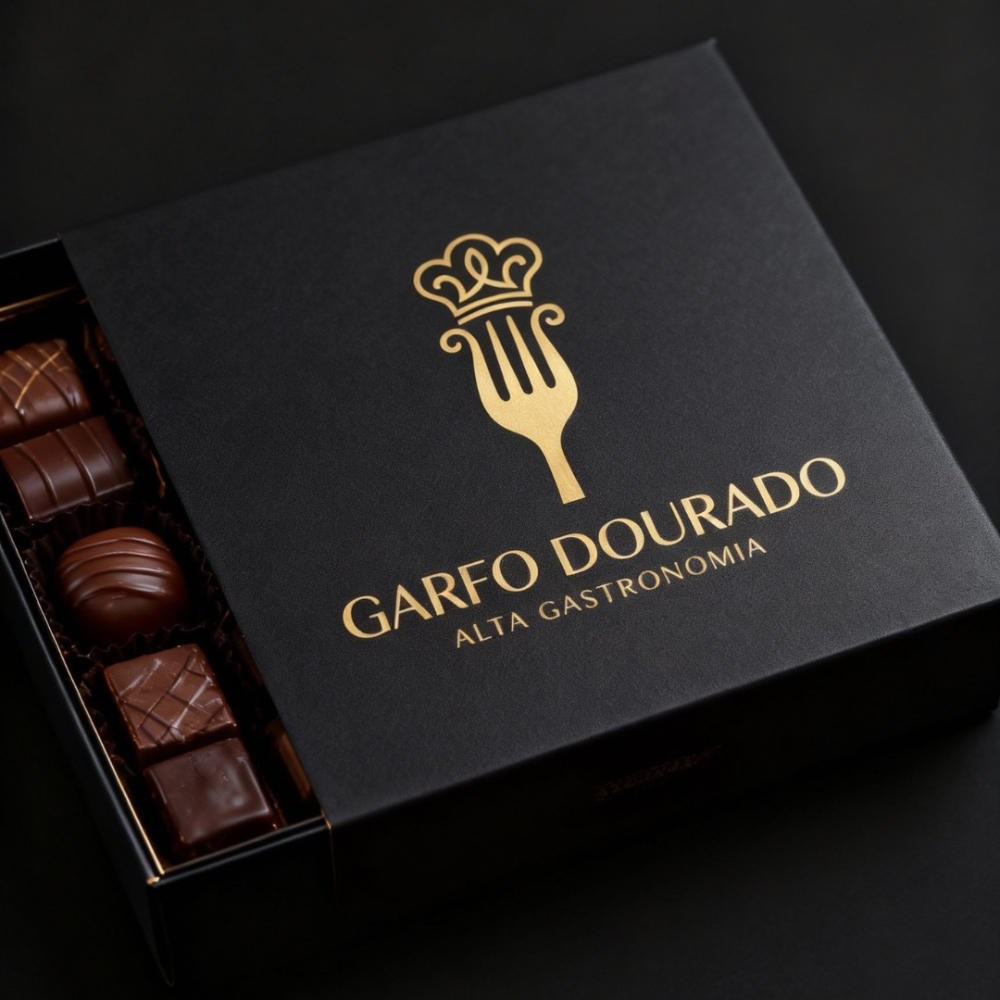 Marca GARFO DOURADA para empresas do nicho de gastronomia