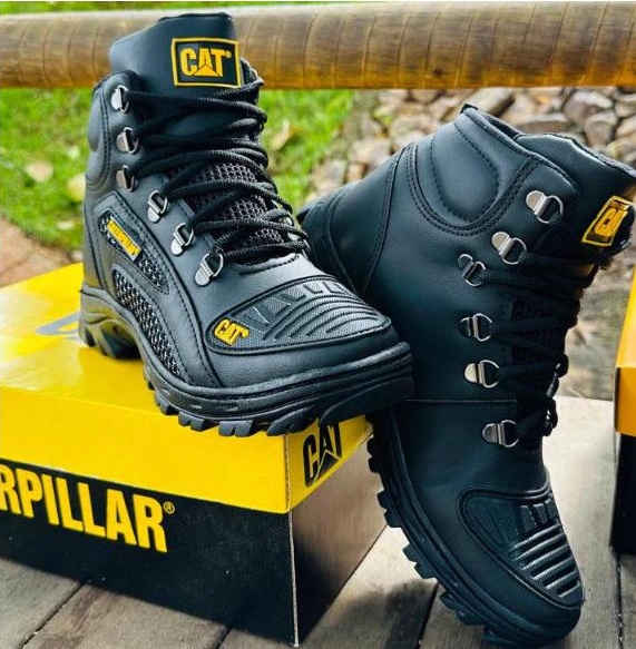 Bota Coturno Masculino CAT Impermeável Palmilha de Gel Promoção