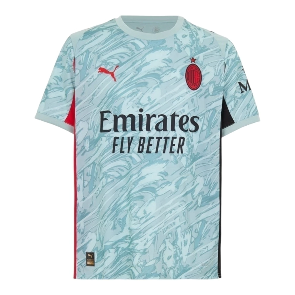 Camisa AC Milan Goleiro I 25/26 Torcedor Puma Masculina Azul