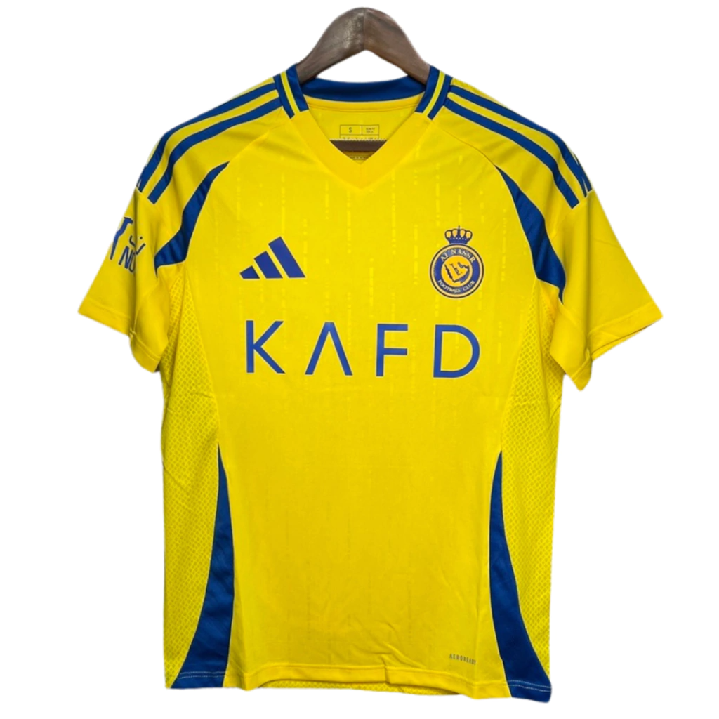 Camisa Al-Nassr I 24/25 Torcedor Masculina Amarela