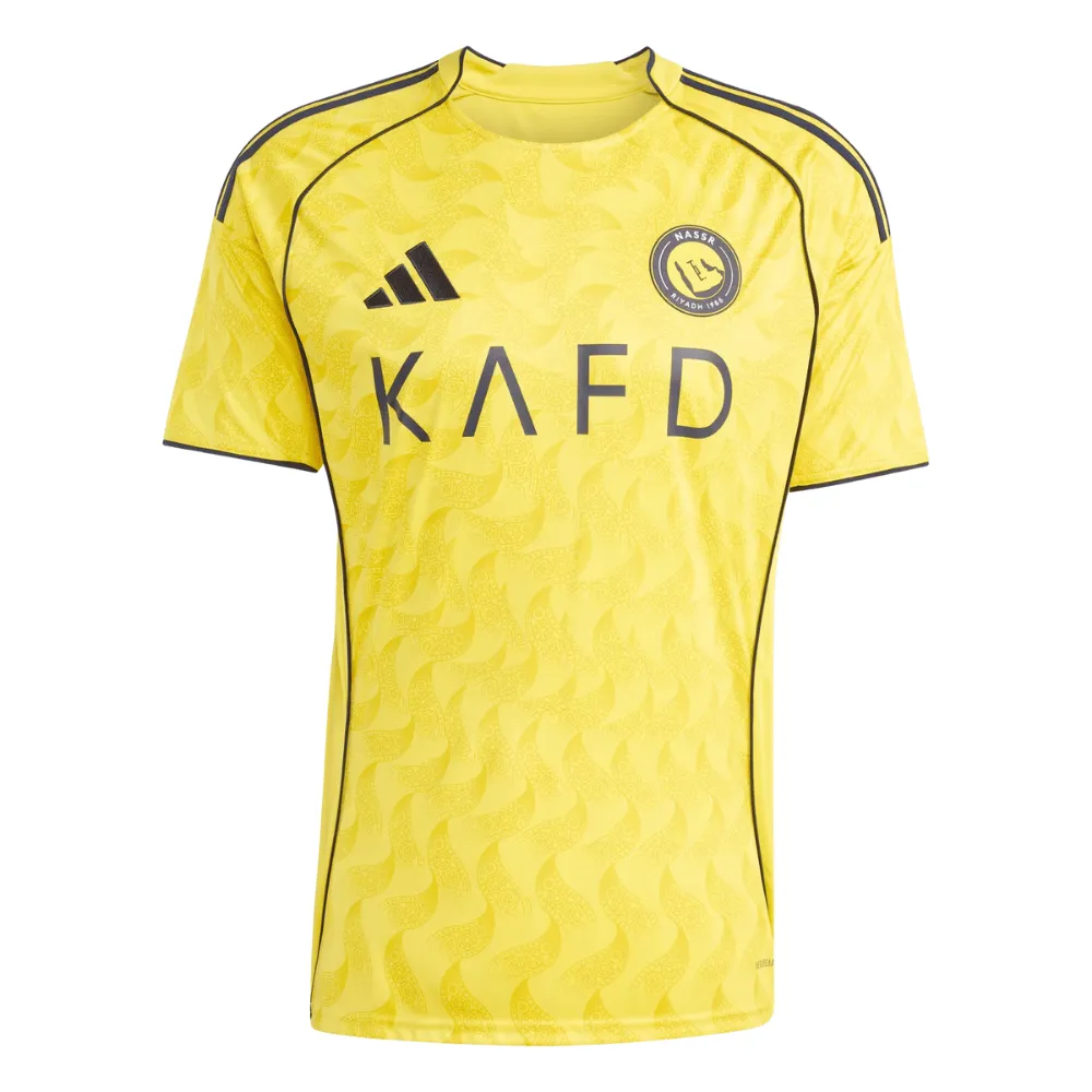 Camisa Al-Nassr I 25/26 Torcedor Masculina Amarela