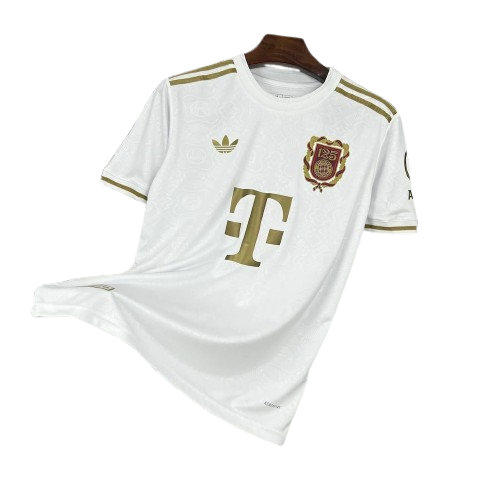 Camisa Jogador Bayern de Munique 125 Anos Adidas Masculina Branca