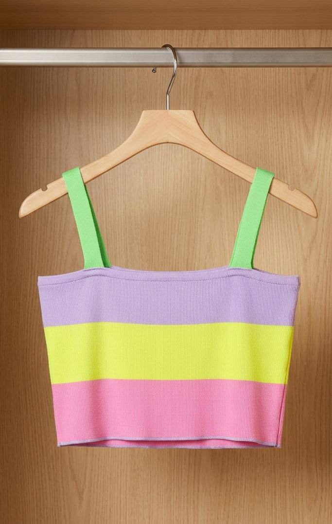 Cropped Arco Íris Suave