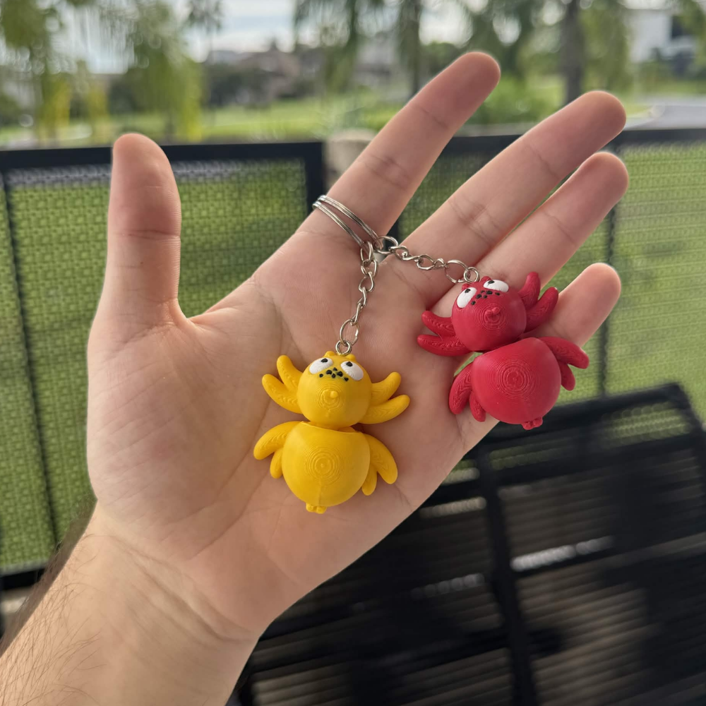 Chaveiros Aranhas Articuladas