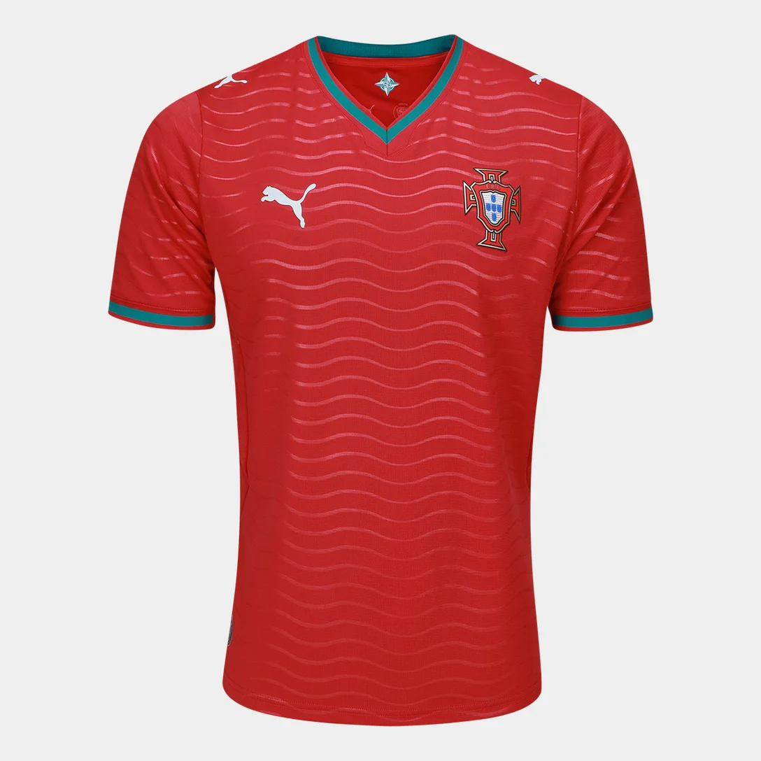 Camisa Torcedor Portugal I COPA 2026 Masculina- Vermelha