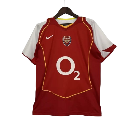 Camisa Arsenal I Retrô 04/05 Torcedor Nike Masculina Vermelha