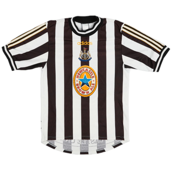 Camisa Newcastle Retrô 97/99 Torcedor Nike Masculina Preta e Branca