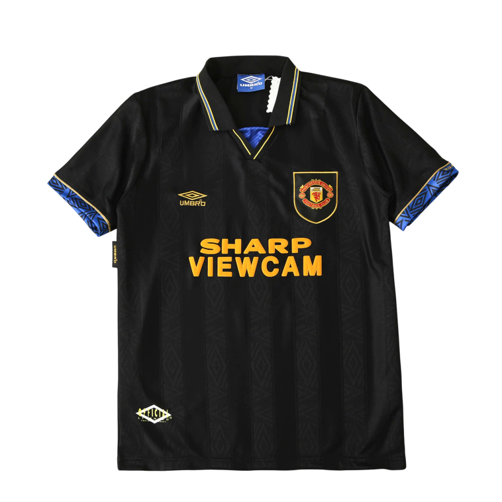 Camisa Manchester United Reserva 94/95 Torcedor Masculina Preta