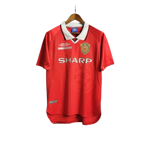 Camisa Manchester United Home Retro 99/00 Torcedor Masculina - Vermelho
